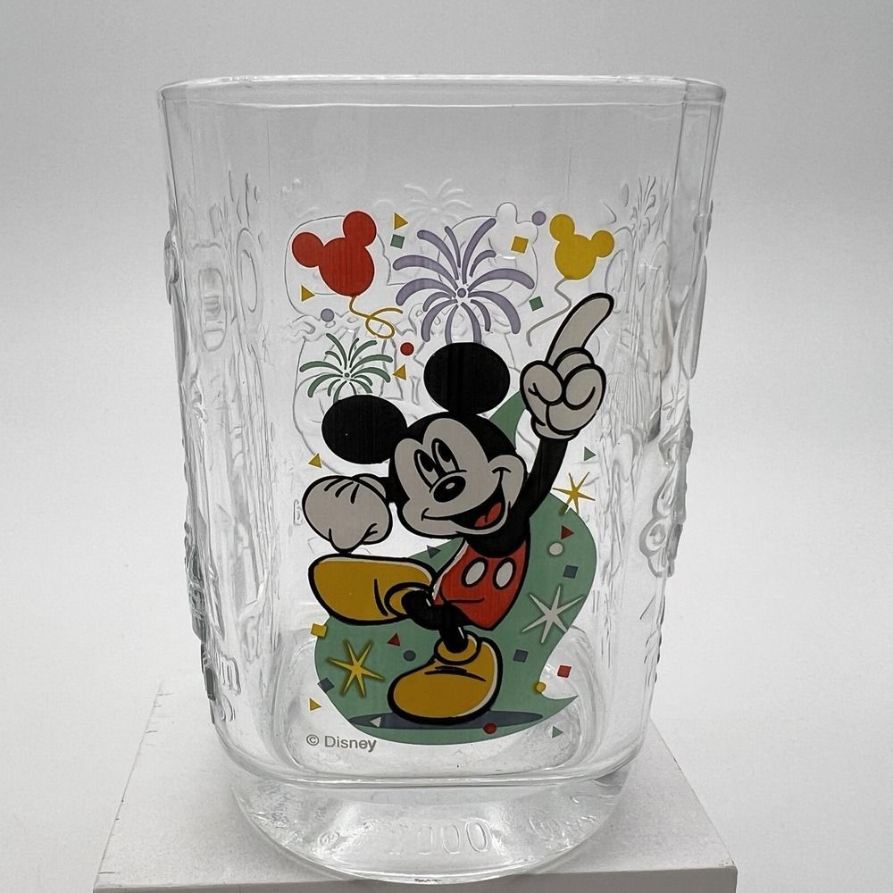McDonald's Walt Disney World Celebration 2000 Glass Mickey Mouse Magic Kingdom